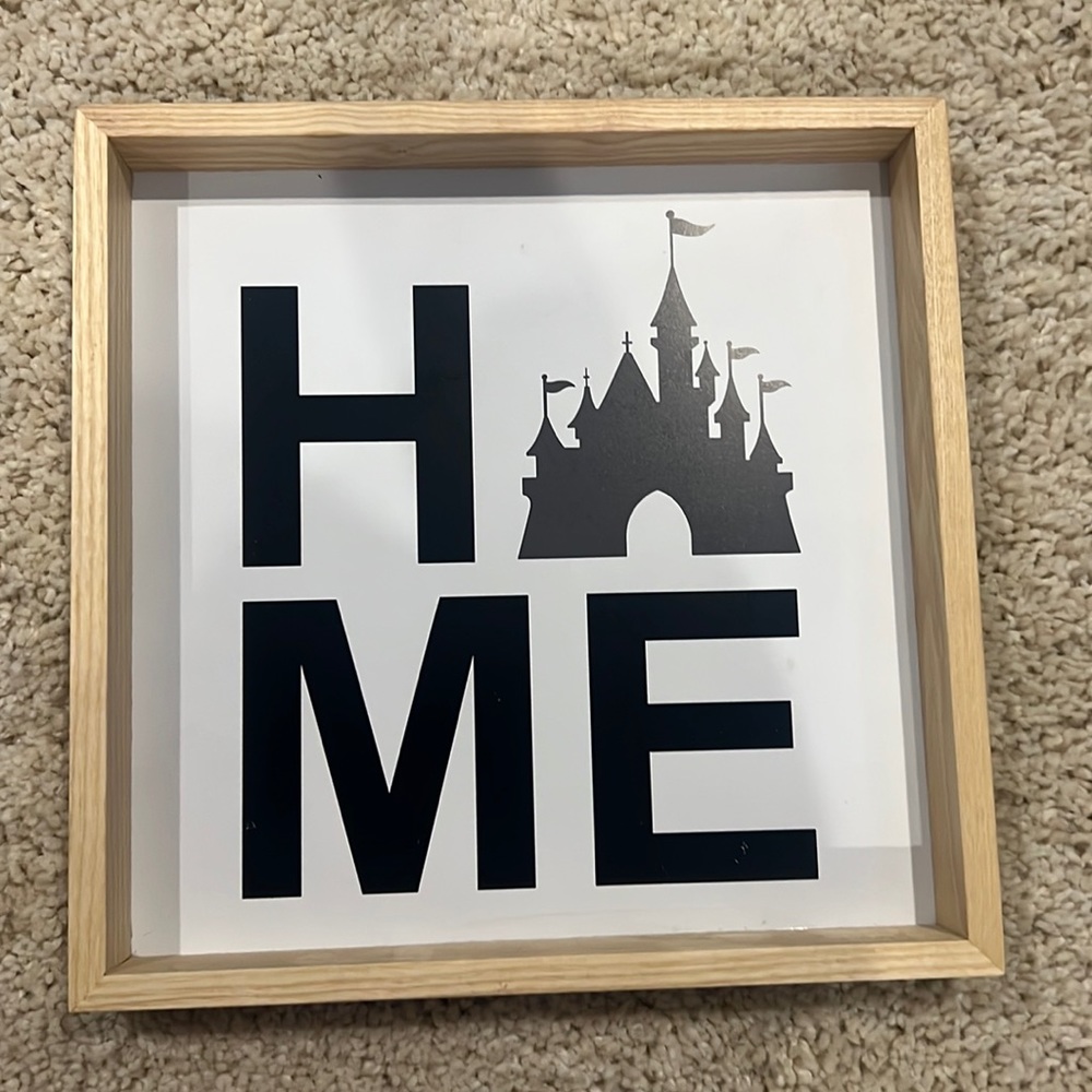 New Fantasyland Castle Home Sign